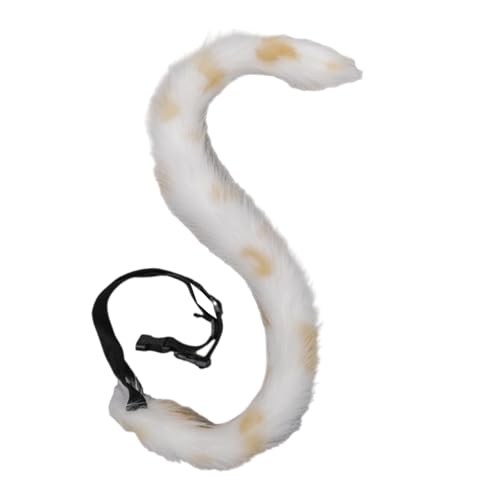 YAOGUI Plüsch-Katzenohren-Haarbänder, Schwanz, weiches Kostüm-Haar-Accessoire für Halloween-Partys, Kinder und Erwachsene, verstellbares Cartoon-Haarband, Mädchen, Kinder-Haarspange von YAOGUI