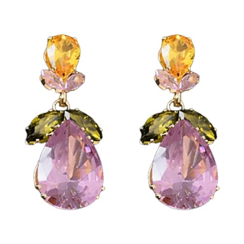 YAOGUI Robuste Kupferschmuck Halskette Ohrringe Mit Farbenfrohen Zirkonia In Einzigartigem Tränenblatt Design Für Stilvolle Damen Kupferschmuck Für Frauen YAOGUI Robuste Kupferschmuck Halskette Ohrringe Mit Farbenfrohen Zirkonia In Einzigartigem Tränenblatt Design Für Stilvolle Damen Kupferschmuck Für Frauen von YAOGUI
