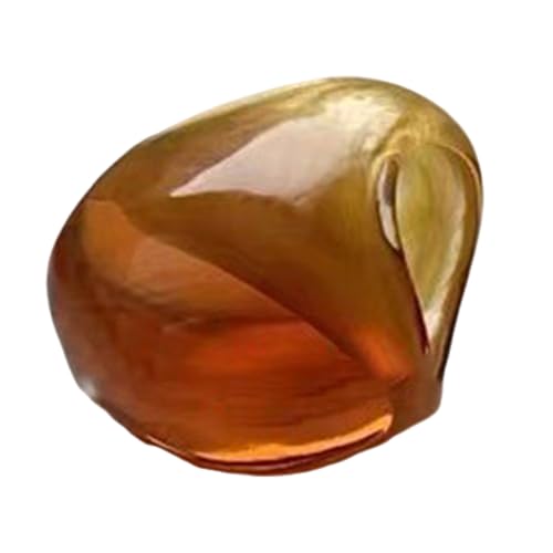 YAOGUI Shimmering Resin Cocktail Rings Glossy Inner Coating 8 Size Adjustable Fit Trendy Accessory For Parties And Everyday Use Versatile For Outfits, Einheitsgröße, Wie beschrieben, Wie beschrieben von YAOGUI