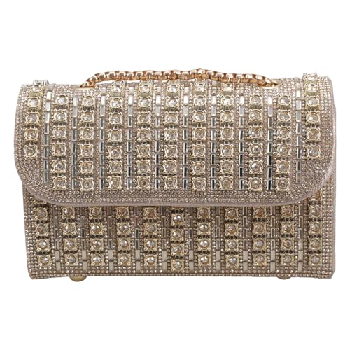 YAOGUI Umhängetaschen Crossbody Bag Geldbörse Handtasche Kristalle Strassbeutel Für Frauen Handtasche Clutches Geldbörse Mit Ketten Strasssteinen Clutch Geldbörsen YAOGUI Umhängetaschen Crossbody Bag Geldbörse Handtasche Kristalle Strassbeutel Für Frauen Handtasche Clutches Geldbörse Mit Ketten Strasssteinen Clutch Geldbörsen von YAOGUI