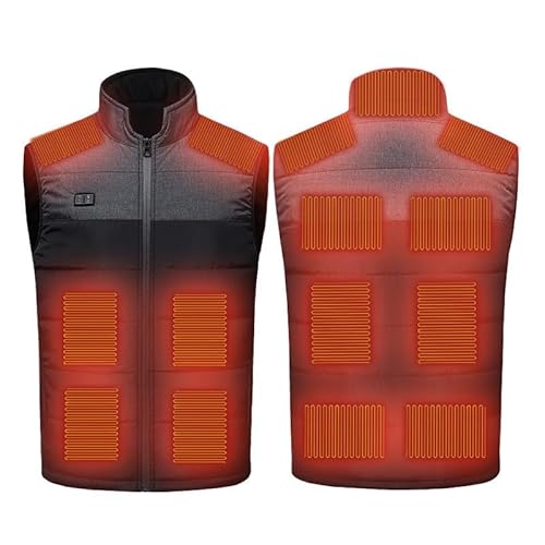 YAOJIWANG 2024 Heizweste Herren Damen Sale,Beheizte Weste Beheizbare Weste Heizjacke 13 Heizzone Beheizbare Jacke Eletriksche mit Heizung Fleeceweste USB Intelligentes 3 Fakultativ Temperatur YAOJIWANG 2024 Heizweste Herren Damen Sale,Beheizte Weste Beheizbare Weste Heizjacke 13 Heizzone Beheizbare Jacke Eletriksche mit Heizung Fleeceweste USB Intelligentes 3 Fakultativ Temperatur von YAOJIWANG