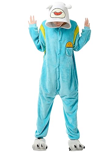 YAOMEI Erwachsene Jumpsuits, 2020 Kostüm Tier Kostüm-Anzug Onesie Nachthemd Schlafanzug Kapuzenpullover Nachtwäsche Cosplay Karton 3D Kigurumi Fastnachtskostuem Halloween von YAOMEI