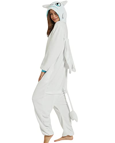 YAOMEI Erwachsene Jumpsuits, 2020 Kostüm Tier Kostüm-Anzug Onesie Nachthemd Schlafanzug Kapuzenpullover Nachtwäsche Cosplay Karton 3D Kigurumi Fastnachtskostuem Halloween von YAOMEI