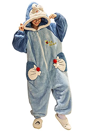 YAOMEI Erwachsene Unisex Jumpsuits, Kostüm Tier Kostüm-Anzug Onesie Nachthemd Schlafanzug Kapuzenpullover Nachtwäsche Cosplay Karton 3D Kigurumi Fastnachtskostuem Party Halloween von YAOMEI