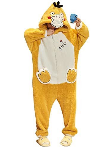 YAOMEI Erwachsene Unisex Jumpsuits, Kostüm Tier Kostüm-Anzug Onesie Nachthemd Schlafanzug Kapuzenpullover Nachtwäsche Cosplay Karton 3D Kigurumi Fastnachtskostuem Party Halloween von YAOMEI