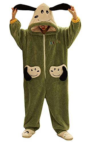 YAOMEI Erwachsene Unisex Jumpsuits, Kostüm Tier Kostüm-Anzug Onesie Nachthemd Schlafanzug Kapuzenpullover Nachtwäsche Cosplay Karton 3D Kigurumi Fastnachtskostuem Party Halloween von YAOMEI