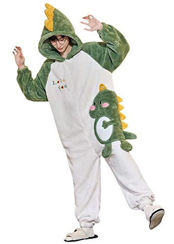 YAOMEI Erwachsene Unisex Jumpsuits, Kostüm Tier Kostüm-Anzug Onesie Nachthemd Schlafanzug Kapuzenpullover Nachtwäsche Cosplay Karton 3D Kigurumi Fastnachtskostuem Party Halloween von YAOMEI