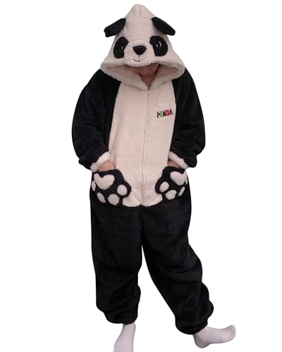 YAOMEI Erwachsene Unisex Jumpsuits, Kostüm Tier Kostüm-Anzug Onesie Nachthemd Schlafanzug Kapuzenpullover Nachtwäsche Cosplay Karton 3D Kigurumi Fastnachtskostuem Party Halloween von YAOMEI