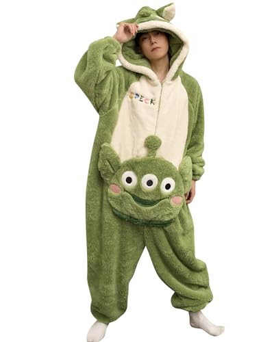 YAOMEI Erwachsene Unisex Jumpsuits, Kostüm Tier Kostüm-Anzug Onesie Nachthemd Schlafanzug Kapuzenpullover Nachtwäsche Cosplay Karton 3D Kigurumi Fastnachtskostuem Party Halloween von YAOMEI