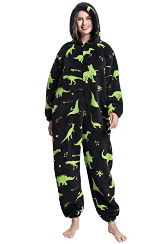 YAOMEI Erwachsene Unisex Jumpsuits, Kostüm Tier Kostüm-Anzug Onesie Nachthemd Schlafanzug Kapuzenpullover Nachtwäsche Cosplay Karton 3D Kigurumi Fastnachtskostuem Xmas Halloween von YAOMEI