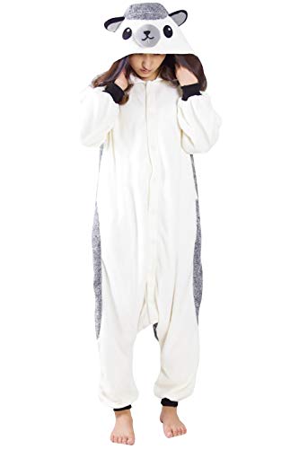 YAOMEI Erwachsene Unisex Jumpsuits, Kostüm Tier Kostüm-Anzug Onesie Nachthemd Schlafanzug Kapuzenpullover Nachtwäsche Cosplay Karton 3D Kigurumi Xmas Halloween Fastnachtskostuem (Lgel, M) von YAOMEI