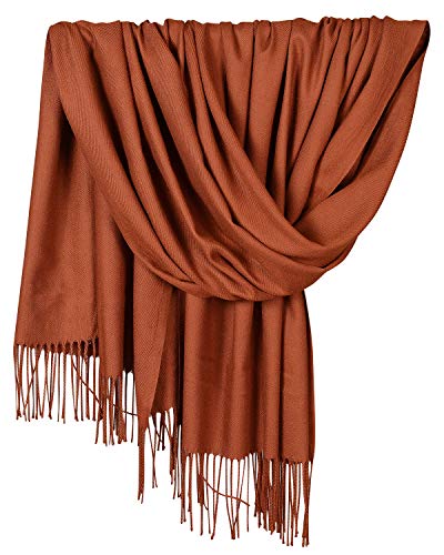 YAOMEI Unisex Damen Herren Schal Schlauchschal, 2018 Winter Feinstrick Halstücher Stolen Umschlagtücher Schal Warmes Halstuch (78.74 * 27.56 Zoll (200cm * 70cm), Karamell) von YAOMEI