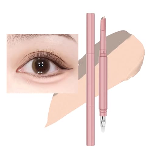 YAOPIU Augenaufheller,Doppelendiger Augenkonturenstift Und Korrekturstift | Doppelkopf Make Up Stift Seidenstift Für Frauen Mädchen von YAOPIU