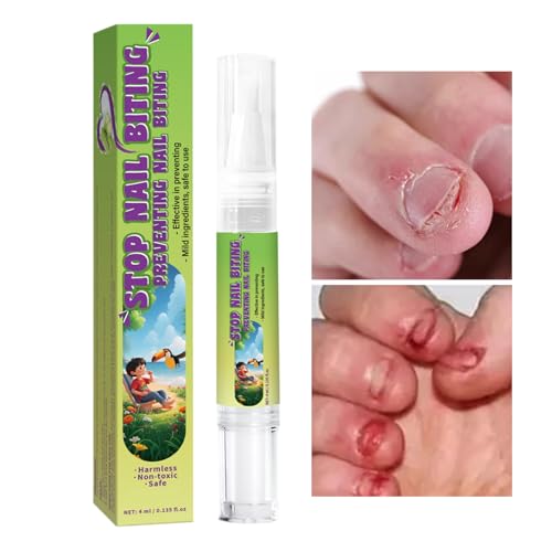 YAOPIU Nagelbeißen Verhinderung | 4ML Lösung Gegen Fingernägelkauen,Daumenlutschen Verhinderung Sicher Für Erwachsene Kinder Nagelhautpflege von YAOPIU