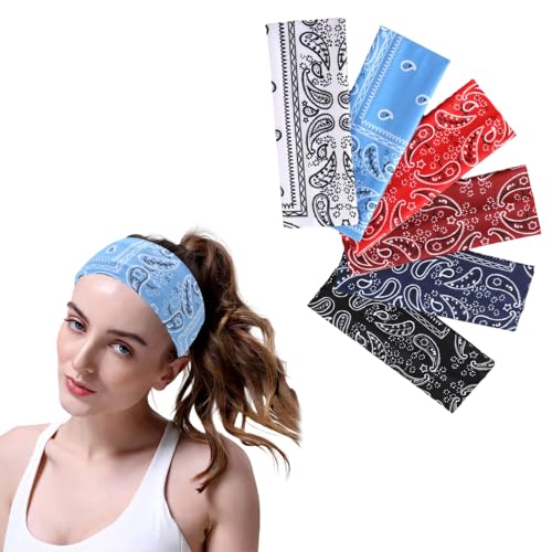 YAOYYG 6 Stück Haarbänder Damen, Elastische Kopftuch Weiche Mehrfarbig Headband, Rutschfestes & Atmungsaktives,für Yoga, Kosmetik, Sport & Haarschmuck Sommer YAOYYG 6 Stück Haarbänder Damen, Elastische Kopftuch Weiche Mehrfarbig Headband, Rutschfestes & Atmungsaktives,für Yoga, Kosmetik, Sport & Haarschmuck Sommer von YAOYYG