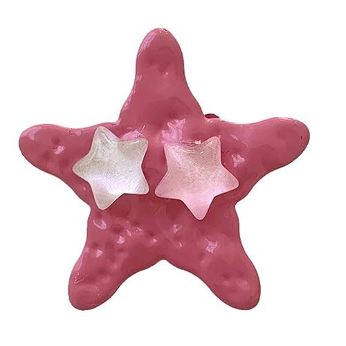 Zarte Jelly Star Haarspangen Clip Haarnadel Süßes Mädchen Haar Lady Shimmering Star von YAPAILANG