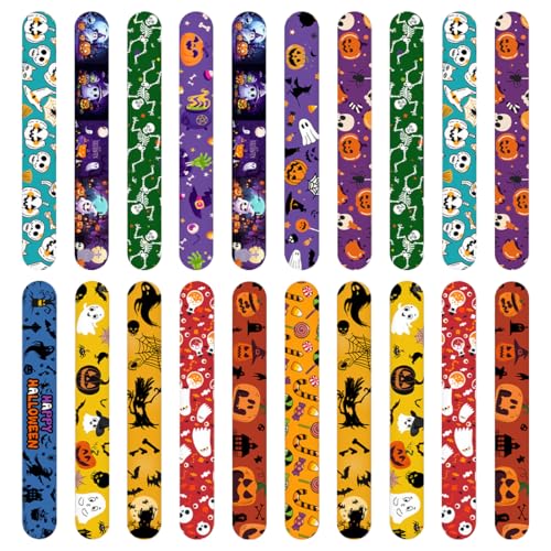 YAPKOLV 20 Halloween-Clacker-Armbänder, ideal für Geburtstage von Jungen und Mädchen, als Halloween-Party-Geschenke von YAPKOLV