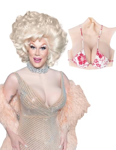 YAPOKCDS Silikon Brustplatte Brust Formen Fake Brüste Fake Brust hohe Kragen Stil CDEGH Cup für Drag Queen Crossdress YAPOKCDS Silikon Brustplatte Brust Formen Fake Brüste Fake Brust hohe Kragen Stil CDEGH Cup für Drag Queen Crossdress von YAPOKCDS
