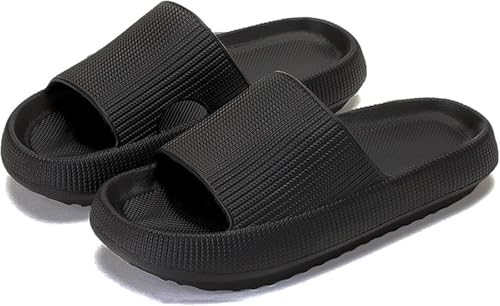 Badeschuhe Damen Herren Cozislides Original Slippers Leopard Wolken Slipper Cloudyzz Schlappen Super Weiche Airfloppy Hausschuhe rutschfeste Pantoletten Badelatschen Offener Zehentranner Sommer Badeschuhe Damen Herren Cozislides Original Slippers Leopard Wolken Slipper Cloudyzz Schlappen Super Weiche Airfloppy Hausschuhe rutschfeste Pantoletten Badelatschen Offener Zehentranner Sommer von YAQUEKOU