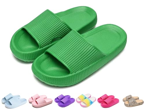 Badeschuhe Jungen Mädchen Badelatschen Original Slippers Badeschlappen Cloudyzz Schlappen Wolke Hausschuhe Unisex Kinder Home Slippers rutschfeste Pantoletten Sommer Garten Badelatschen Flip Flops von YAQUEKOU