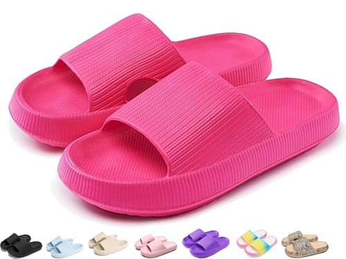 Badeschuhe Jungen Mädchen Badelatschen Original Slippers Badeschlappen Cloudyzz Schlappen Wolke Hausschuhe Unisex Kinder Home Slippers rutschfeste Pantoletten Sommer Garten Badelatschen Flip Flops von YAQUEKOU