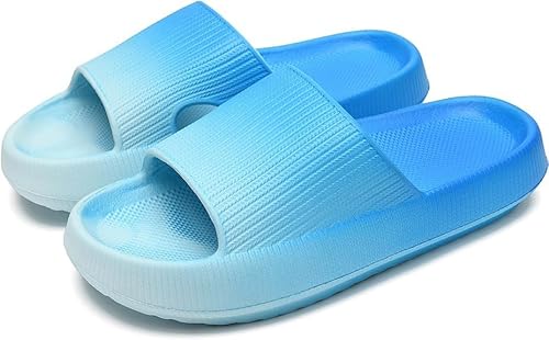 Badeschuhe Jungen Mädchen Badelatschen Original Slippers Badeschlappen Cloudyzz Schlappen Wolke Hausschuhe Unisex Kinder Home Slippers rutschfeste Pantoletten Sommer Garten Badelatschen Flip Flops von YAQUEKOU