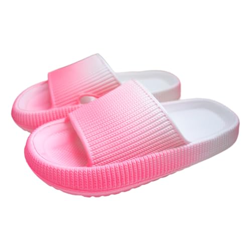 YAQUEKOU Badeschuhe Herren Damen Cozislides Original Slippers mit Farbverlauf Wolke Schlappen Super Weich rutschfest Badelatschen Hausschuhe Sommer Pantoletten Badeschlappen Flip Flops von YAQUEKOU