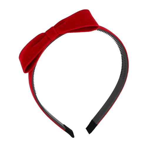 YARIEW Roter Samt-Schleifen-Stirnband für Damen und Mädchen, Party- und Cosplay-Zubehör YARIEW Roter Samt-Schleifen-Stirnband für Damen und Mädchen, Party- und Cosplay-Zubehör von YARIEW