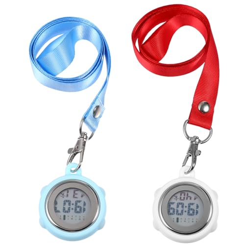 YARNOW 1 Satz Stoppuhr Rollen Für Krankenpflegeabzeichen Taschenuhr Für Timer Ärzte Taschenuhren Krankenschwester Uhr Schwesternuhr Mit Sekunden Uhr Mit Umhängeband Legierung 2st von YARNOW
