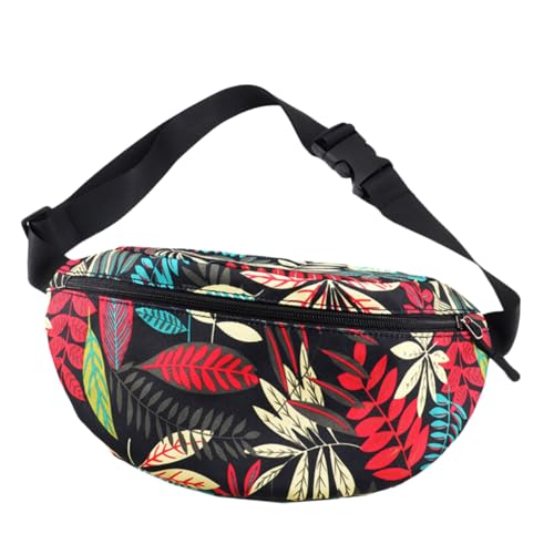 YARNOW Nylon Brusttasche Gürteltasche mit Digitaldruck Sport Hüfttasche Outdoor Reisetasche Handytasche für Herren und Damen von YARNOW