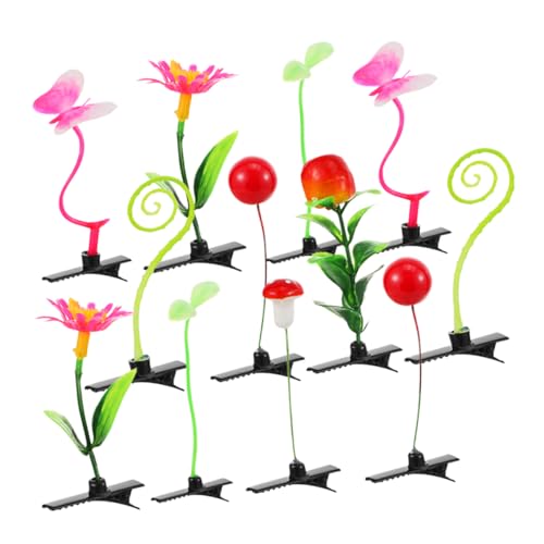 YARNOW 12 Stück Teiliges Haarklammern Realistische Haarspangen für Damen Leichte und Vielseitige Haarnadeln für Besondere Anlässe Authentischer Look von YARNOW