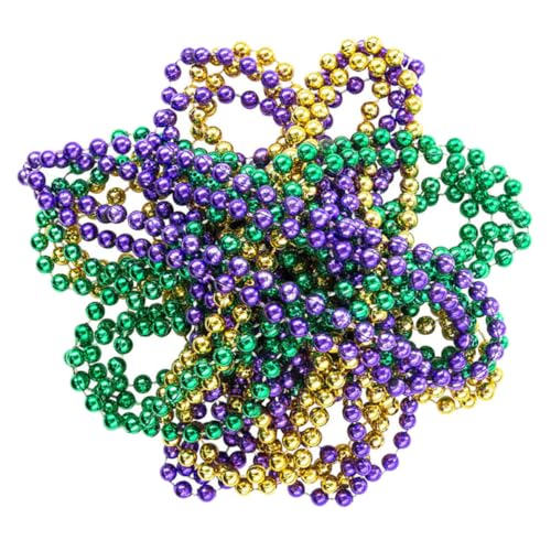 YARNOW 15 Stück Teiliges Beaded Party Necklace Bunte Mardi Gras Perlenkette mit Mexikanischem Karneval Design Dekorative Halskette für Festliche Kostüme und Feierlichkeiten von YARNOW