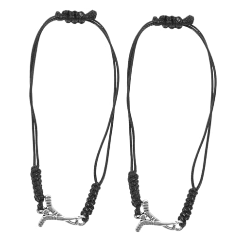 YARNOW 2 Handgefertigte Hockey Armbänder Für Männer Und Jungen Einstellbar Sportliches Design Langlebiges Material Für Hockey Partys Und Alltag von YARNOW