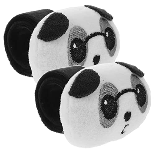 YARNOW 2 Stück Plüsch Panda Slap Armbänder Niedliche Tier Themenparty für Zubehör für Feiern und Diy Projekte von YARNOW