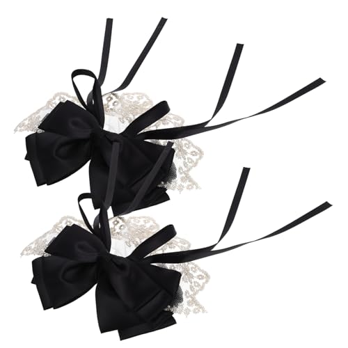 YARNOW 2 Stück Teiliges Haarschmuck mit Schleifen für Frauen Süße Haarspangen für Hochzeiten Besondere Anlässe Langlebig für Teenager Erwachsene von YARNOW