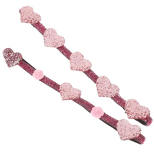 YARNOW 2 Stück Valentinstag Haarreif für Frauen Teiliges Herz Haaraccessoire Party Accessoire für Unvergessliche und Fotos von YARNOW