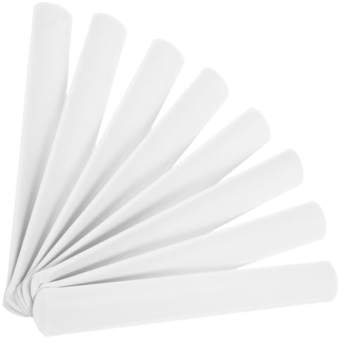 YARNOW 20 Stück Teiliges DIY Schnapparmband Elastische Weiße Blanko armbänder zum Bemalen Strapazierfähig und Einfach zu Tragen als Geburtstagsgeschenk und Party mitgebsel für Mädchen von YARNOW