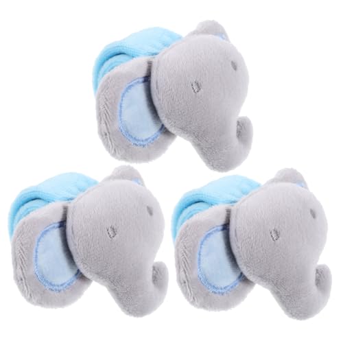 YARNOW 3 Stück Plüsch Slap Armbänder Kinderparty Tier Handgelenkband Kuschelig Jungel Thema von YARNOW