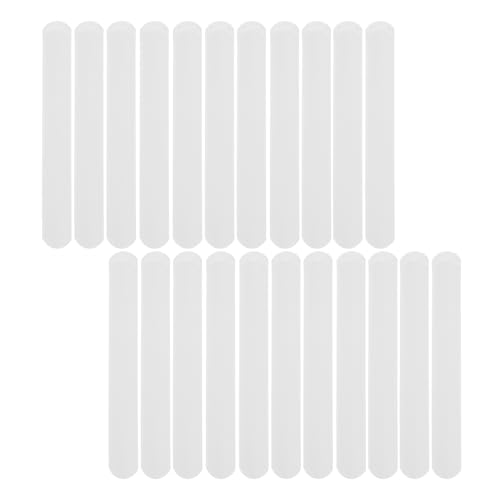 YARNOW 30stücke Weiße Schlagarmbänder Für Junge Mädchen Diy-schlagarmbänder Mit Druckknöpfen Armbandpaket Für Partygeschenke Und Kreativität von YARNOW