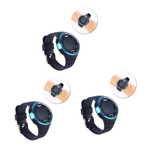 YARNOW 3St Herren-Digitaluhr Digitaluhr für Herren wasserdichte Digitaluhr Uhr für Männer digital Herrenuhren Digitale Sportuhr elektronische Armbanduhren Uhr draussen Anschauen Mann von YARNOW