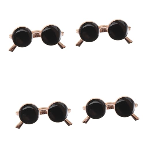YARNOW 4stücke Metall-haarspangen Für Damen in Sonnenbrillenform Haarspangen Aus Metall Lustige Haarspangen Für Styling Und Outdoor-aktivitäten von YARNOW