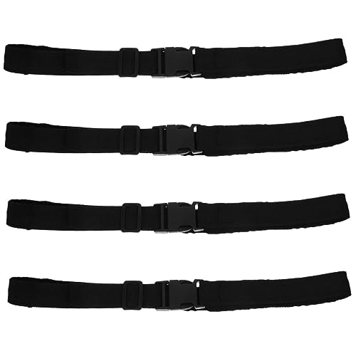 YARNOW 4 Stück Versteckter Geld Gürtel Herren-geldbörse Geldgürtel Laufgürtel Für Damen Wandschmuckhalter Gürteltasche Für Herren Turngürtel Gürtel Für Frauen Damengürtel Black Weberei von YARNOW