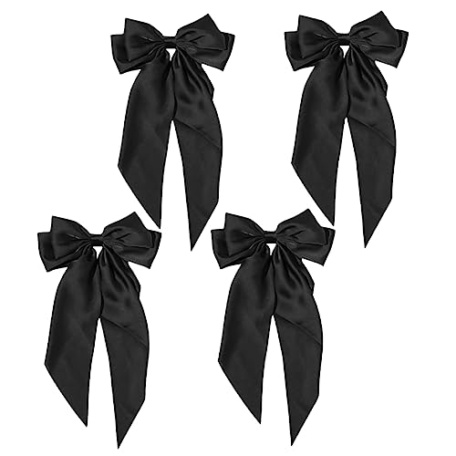 YARNOW 4stücke Schleifenklammer Für Haare Große Haarschmuck-schleifen Für Frauen Und Mädchen Mit Haarnadeln Aus Stoff Für Hochzeiten Partys Und Andere Anlässe von YARNOW