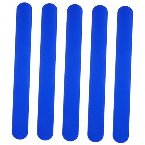 YARNOW 5 Stück Teiliges Silikon Slap Armband für Party Mitgebsel Elastisch und Leicht für Festivals und Feiern Strapazierfähig und Stylisch für Jungen von YARNOW