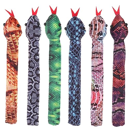 YARNOW 6 Stück Schlangenform Schnapparmband Mittierischem Design Party Mitgebsel Jungen Stimmungsarmband Bastelarmband Langlebig Wiederverwendbar von YARNOW