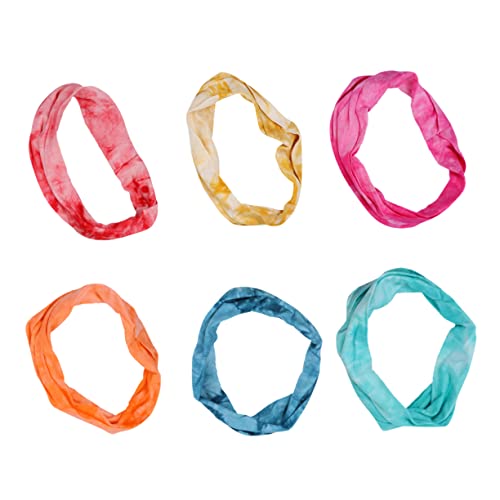 YARNOW 6 Stück Yoga-stirnbänder Für Frauen Workout-stirnband Lauf-haarband Elastisch Und Atmungsaktiv Für Spa Und Training von YARNOW
