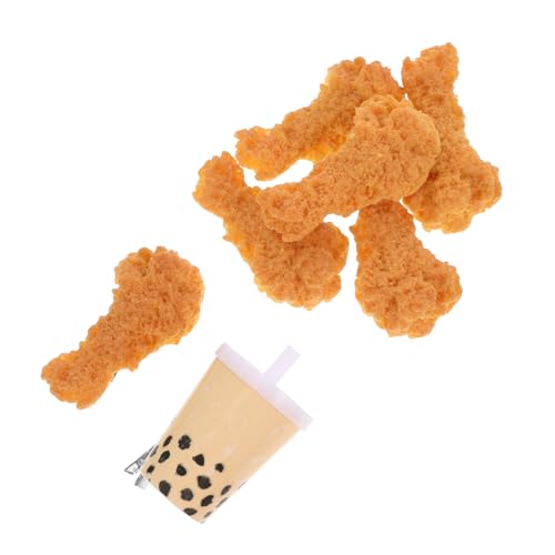 YARNOW 7stücke Haarnadeln Als Dekoration Für Mädchen Und Frauen Simulation Von Lebensmitteln Wie Gebratenen Hühnerbeinen Party-highlight Und Kopfschmuck Für Haarspangen von YARNOW