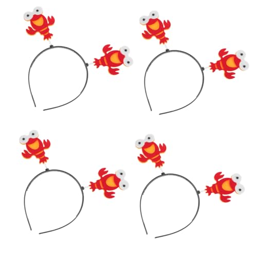 YARNOW 8 Stück Teiliges Lobster Haarband Kopfschmuck für Cosplay Halloween und Partys Lustige Haarschmuck für Erwachsene als Fotorequisiten für Festliche Anlässe von YARNOW