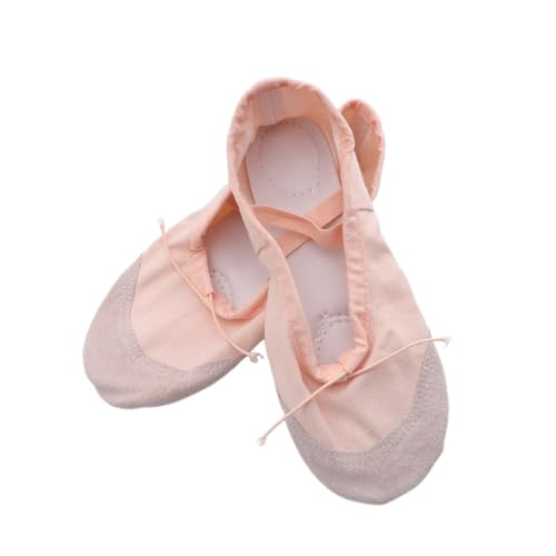 YARNOW Anti rutsch Ballettschuhe mit Elastischem Riemen Professionelle Tanzschuhe für Erwachsene Flexible Geteilte Sohle Hautfarben Geeignet für Ballett Yoga Modern Gesellschaftstanz von YARNOW