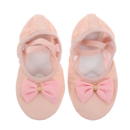 YARNOW Ballettschuhe Mädchen Soft Sole Flexible Tanzschläppchen mit Katzenpfoten Design für Chinesischen Tanz und Ballettaufführungen Bequeme Tanzschuhe für Kleine Tänzerinnen von YARNOW